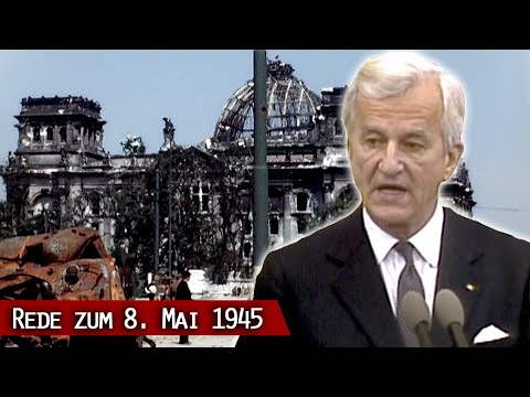 Richard von Weizsäcker - Rede zum 8. Mai 1985 (illustriert mit historischen Archivaufnahmen)