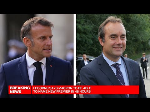 France's Lecornu Says Macron Can Name New Premier in 48 Hours