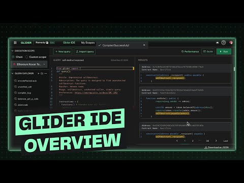 Glider IDE - Overview