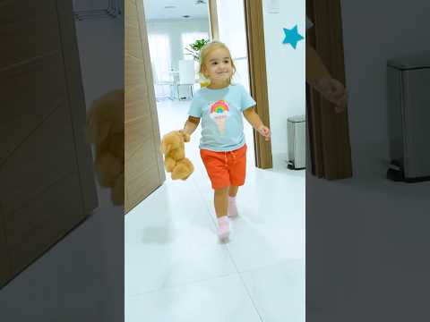 Alice learns how to wash toys