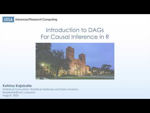 Introduction to DAGs for Causal Inference in R
