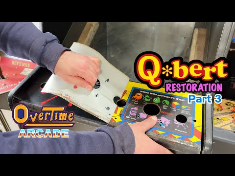 How to rebuild a Qbert arcade joystick 🕹️ plus matching laminate colors & testing the sound PCB 🔊