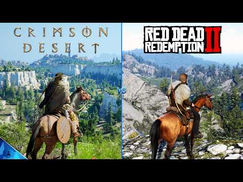 Crimson Desert vs Red Dead Redemption 2 - Graphics and Details Comparison