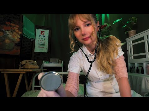 ASMR Your Overnight Hospital Stay / 5 Exams for Sleep (Cranial Nerve, Eye, Ear, Physical, Sensory)