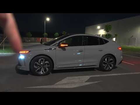 Skoda Enyaq Coupe 2026 Night Lights Review