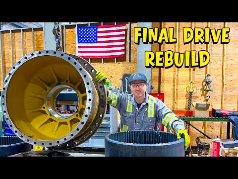 REBUILDING A $30K CATERPILLAR D10T FINAL DRIVE!!!