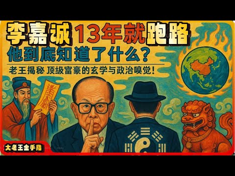 【老王来了｜李嘉诚】李嘉诚13年就跑路，他到底知道了什么？老王揭秘顶级富豪的玄学与政治嗅觉！ #老王来了  #大老王金手指 #玄学 #李嘉诚