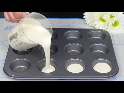 Mini Pizzas with Liquid Dough! No Kneading & My Friends Was Amazed!!