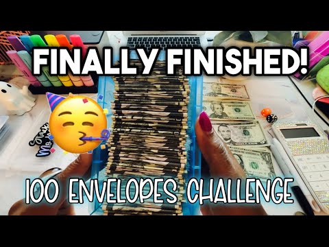 The 100 Envelope Challenge… DONE ✔️ + Christmas Binder COMPLETE | Vlogmas Day 4