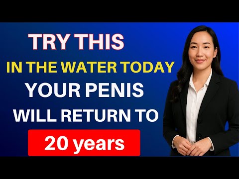 Urology Reveals: Pure Water After 50 Blocks Your Circulation — Do IT Now...!