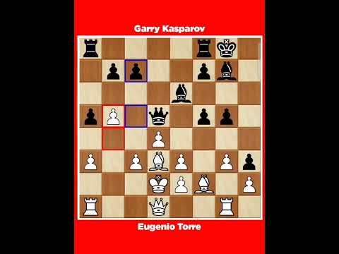 Eugenio Torre vs Garry Kasparov √ It Brussels Belgium, 1987.