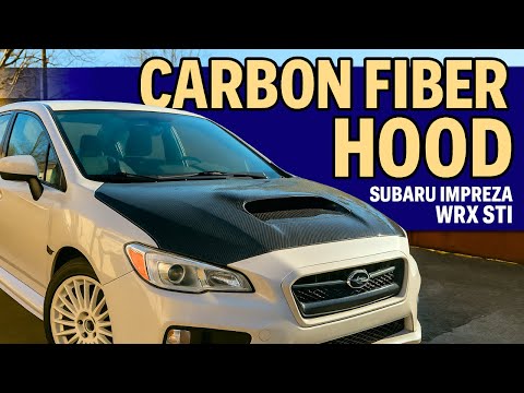 DIY - HOW TO MAKE CARBON FIBER HOOD - SUBARU IMPREZA WRX STI