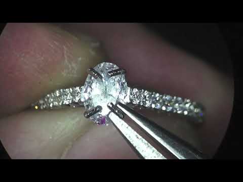 Optic Micro Diamond Setting, Center Stone Setting,Full Video HQ