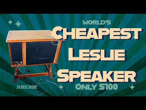 Budget Leslie Build: Real Rotary Speaker for Guitar Under $100