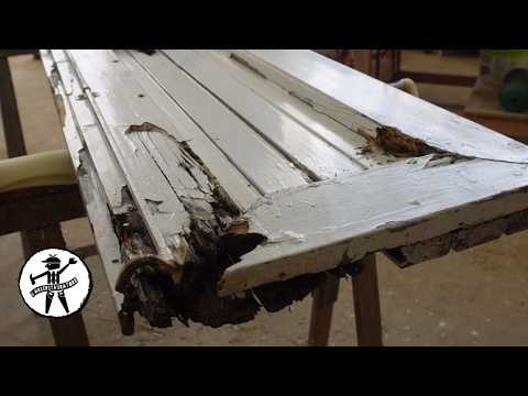How to Repair Rotting Wood (Old Door Restoration)