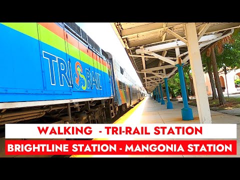 🚉 Walking and Riding - Tri-Rail Train Station in Florida