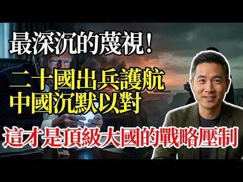 最深沉的蔑视!二十国出兵护航,中国沉默以对,这才是顶级大国的战略压制。#中美博弈 #特朗普 #中東大戰 #伊朗 #俄烏衝突