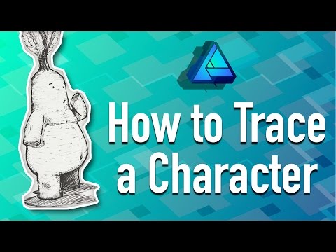 How to Trace a Character in Affinity Designer
