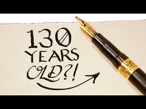 Can I DRAW with this 130 YEAR OLD PEN!?