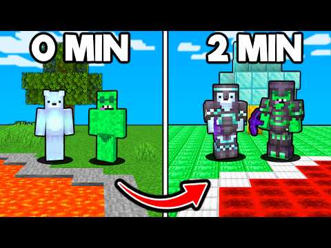 Minecraft, But The ENTIRE WORLD Changes EVERY MINUTE...