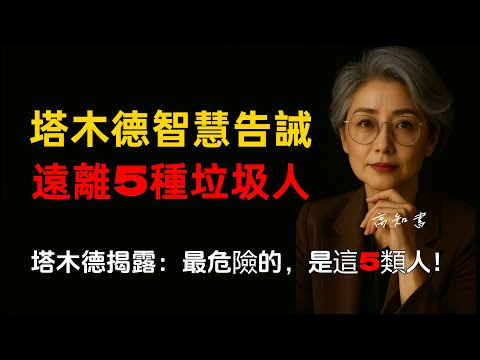 塔木德揭露：最危險的，是這5類人！|塔木德智慧 |識人之道 |人性洞察 |心理成長 |人際關係 |人生智慧 |燈下心語