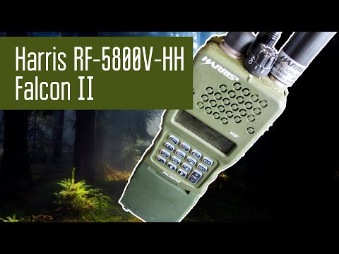 Harris RF-5800V-HH Falcon II PRC-152 VHF Radio. Portable VHF NATO radio.