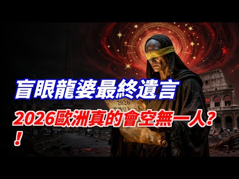 盲眼龍婆生前最後預言曝光！2026年歐洲將荒無人煙，生化戰爭開啟，亞洲也難逃一劫？ #預言 #龍婆 #戰爭 #末日