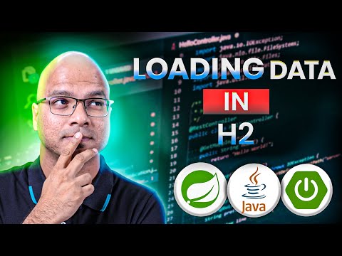 #22 Project using Spring | Loading data in H2