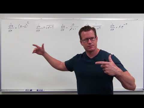 Solving Basic Differential Equations with Integration (Differential Equations 6)