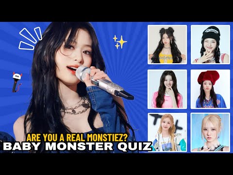 THE ULTIMATE BABY MONSTER QUIZ😈 Are You A Real MONSTIEZ❓- KPOP QUIZ 2025