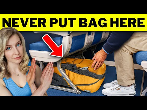 NEVER Put Your Bag Here on a Plane (How They Trick You in 2025)