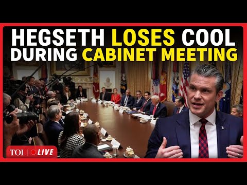 'You Sit In Your...': Pete Hegseth Rips Reporters During Cabinet Meeting Over 'Boat Strike Attack'