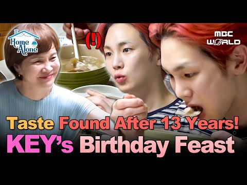 [Sub] Key Enjoys Birthday Feast, Reliving Grandma's Special Soup After 13 Years😭