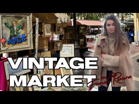 Винтажная ярмарка в Ницце | Лазурный берег | Brocante vintage a Nice