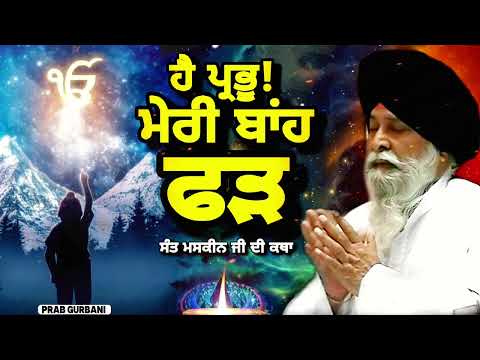 ਹੈ ਪ੍ਰਭੂ! ਮੇਰੀ ਬਾਂਹ ਫੜ || Giani Sant Singh Ji Maskeen || Prab Gurbani