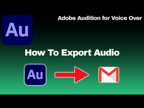 How To Export Audio Inside Adobe Audition