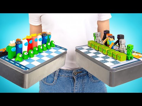 Cool Chess That Looks Like Characters From Popular Games