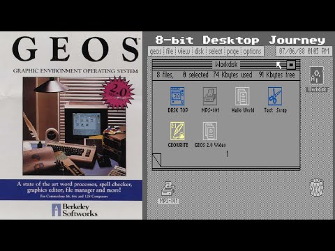 GEOS 2.0 C64 - Part 1 - My journey exploring an amazing 8-bit desktop operating system.