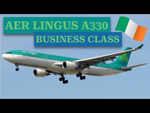 AER LINGUS A330 BUSINESS CLASS: Dublin to San Francisco in a Throne Seat