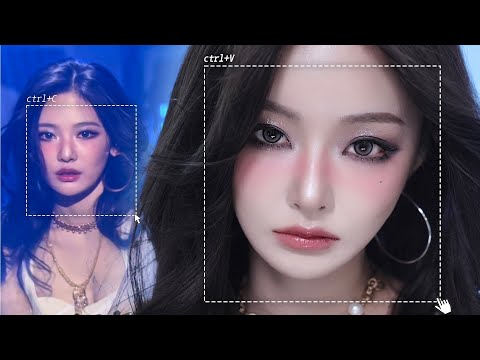 Screen Goddess 💎I tried the makeup of Ningning who looks very pretty these days⛓️💥💙