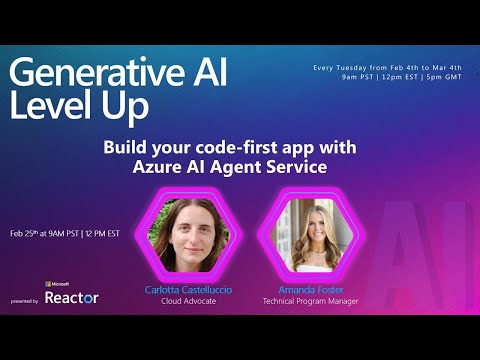 Build your code-first app with Azure AI Agent Service
