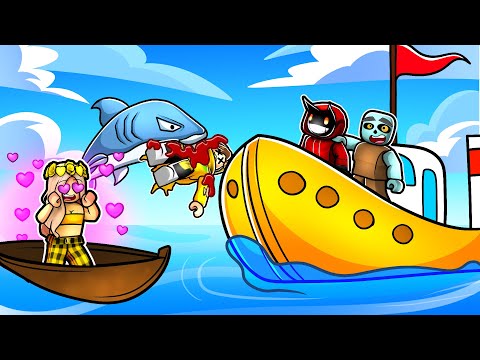 We Played ROBLOX SHARK BITE With MANGOS SISTER...