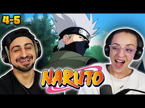 KAKASHI IS A LEGEND! *NARUTO* Episodes 4-5 REACTION!