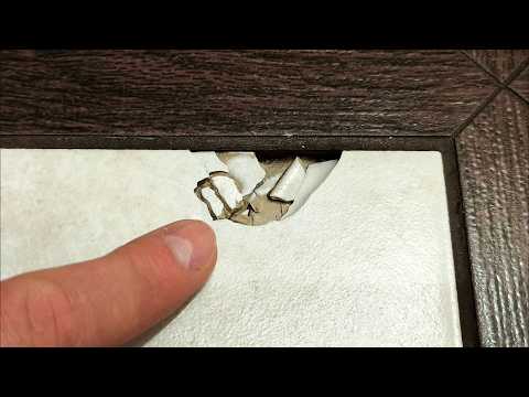 TILE REPAIR - How to perfectly fix a large chip on the floor yourself