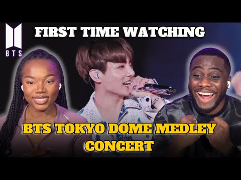 K-POP NEWBIES FIRST TIME WATCHING BTS (방탄소년단) TOKYO DOME MEDLEY CONCERT!