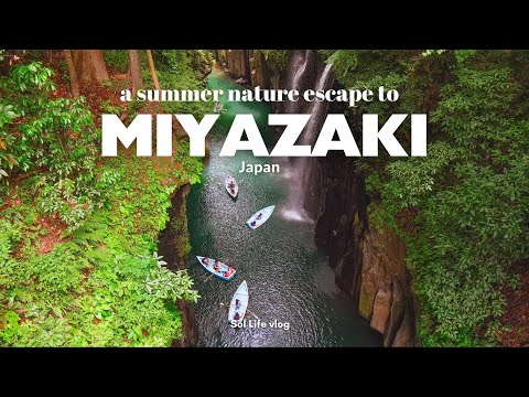 Nature escape to Miyazaki, Japan | Unique train rides, Takachiho Gorge, Aoshima | Japan VLOG