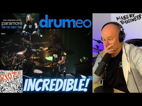 Drum Teacher Reacts: Megadeth Drummer Hears Paramore For The First Time | Dirk Verbeuren