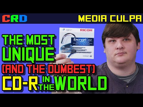 A CD-R, that's only partly a CD-R [Ricoh Encryptease]