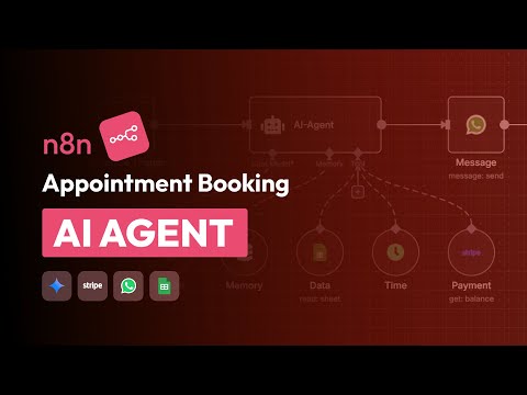 Build Your First AI Agent with WhatsApp & n8n | Doctor Appointment Booking using n8n AI Agent