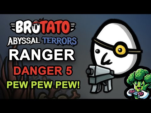 Ranger DANGER 5 GUIDE | Abyssal Terrors DLC | Brotato  | The Abyss | Gameplay | SMG